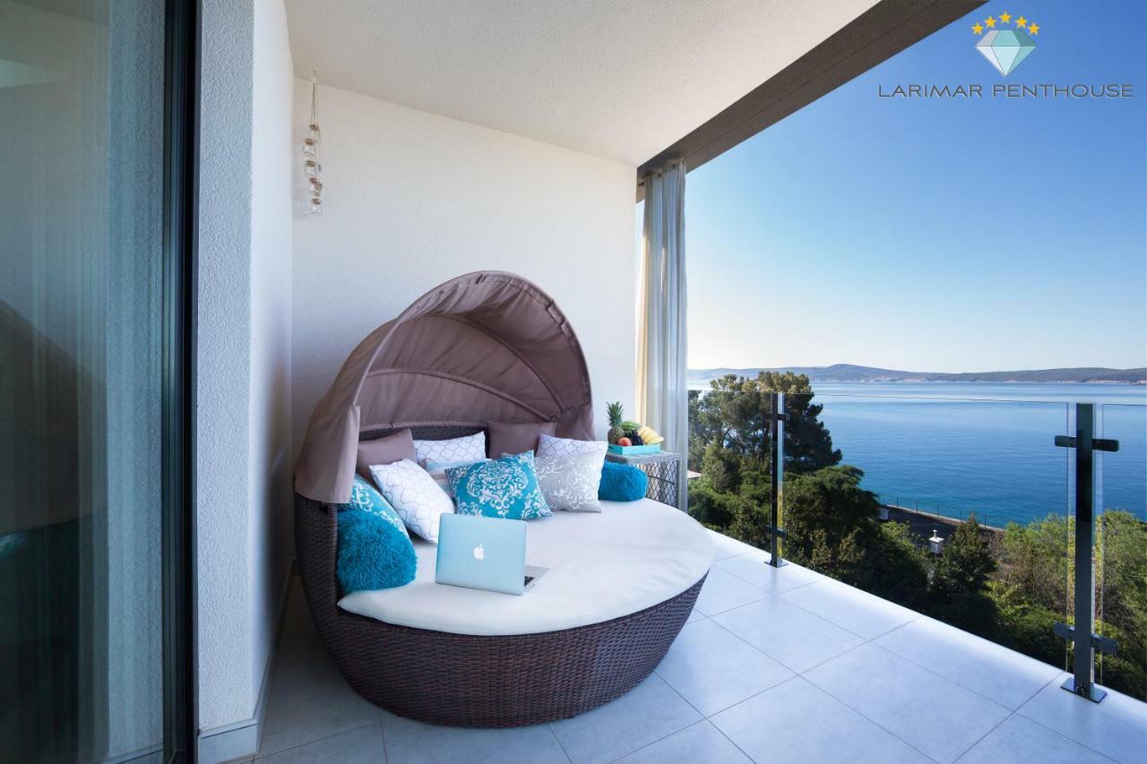 Larimar Penthouse Apartman Crikvenica Kültér fotó